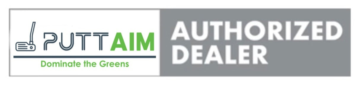 PUTT AIM Authorized Dealer logo on a white background
